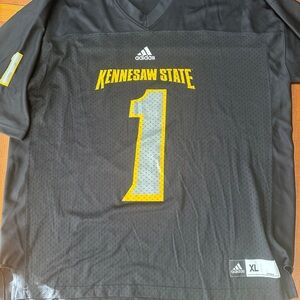 Adidas Black and Yellow Kennesaw State Jersey